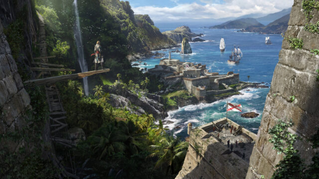 Assassin Edward Kenway Tropical Island Fortress PC Wallpaper