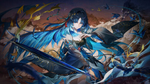 Stunning Jingliu Honkai Star Rail Anime Warrior 4K PC Wallpaper