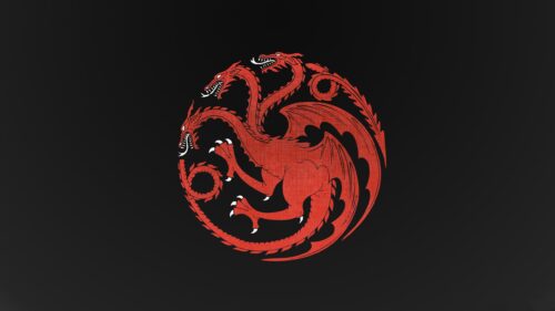 House Targaryen Three Headed Dragon Sigil 4K PC Wallpaper