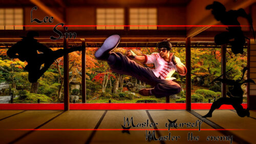 Lee Sin League of Legends Martial Arts Action PC Wallpaper