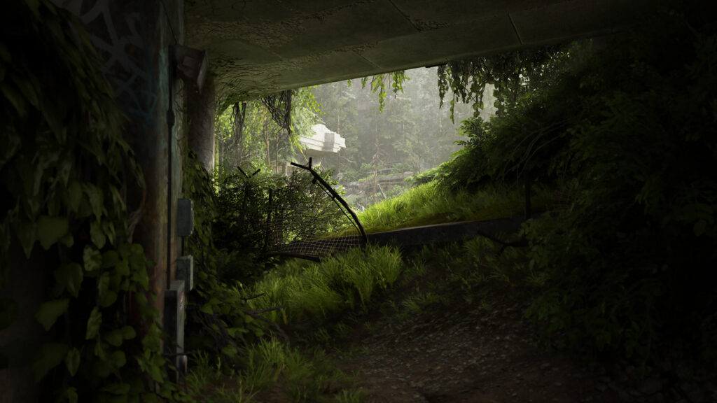 Post Apocalyptic Nature Overgrown Ruins Desktop Wallpaper