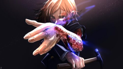 Nobara Kugisaki Jujutsu Kaisen Intense Battle 4K PC Wallpaper