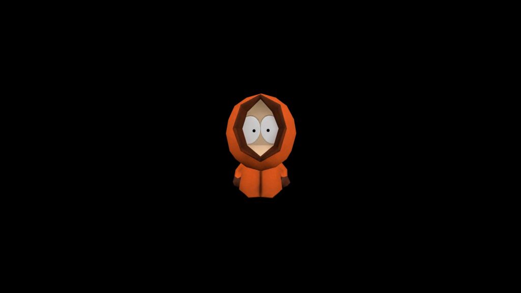 Minimalist Kenny McCormick from South Park 4K PC Wallpaper