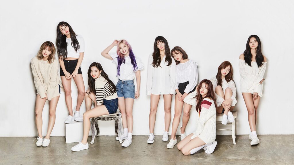 TWICE K-pop Girl Group Studio Portrait High Resolution PC Wallpaper