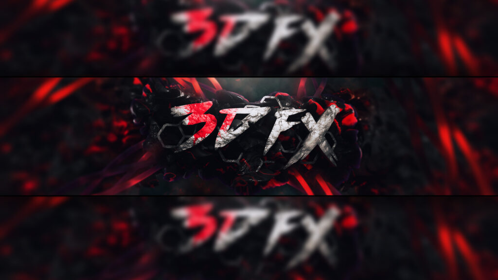 3DFX Abstract Dark Red and Grey Cinematic 4K PC Wallpaper