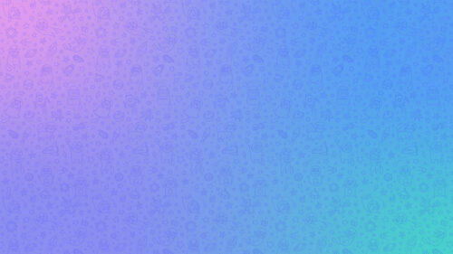 Cute Space Cat Pattern Gradient Aesthetic PC Wallpaper