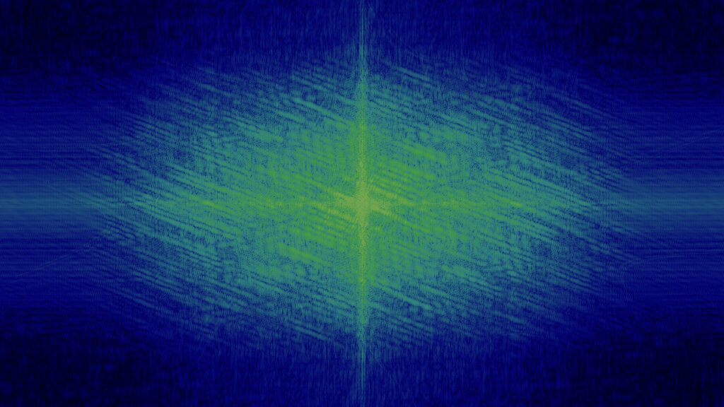 Abstract Glowing Blue and Green Cross Texture Desktop Wallpaper