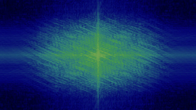 Abstract Glowing Blue and Green Cross Texture Desktop Wallpaper