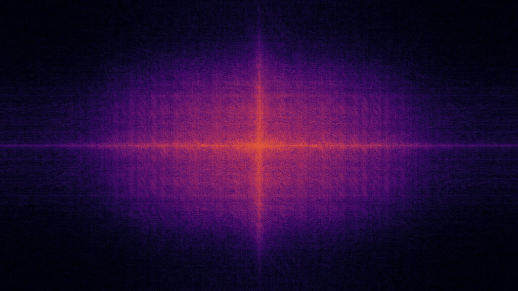 Minimalist Abstract Purple and Orange Gradient Glow PC Wallpaper