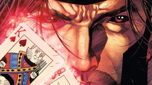 Gambit Marvel Comics Character Playing Cards Close Up 4K PC Wallpaper