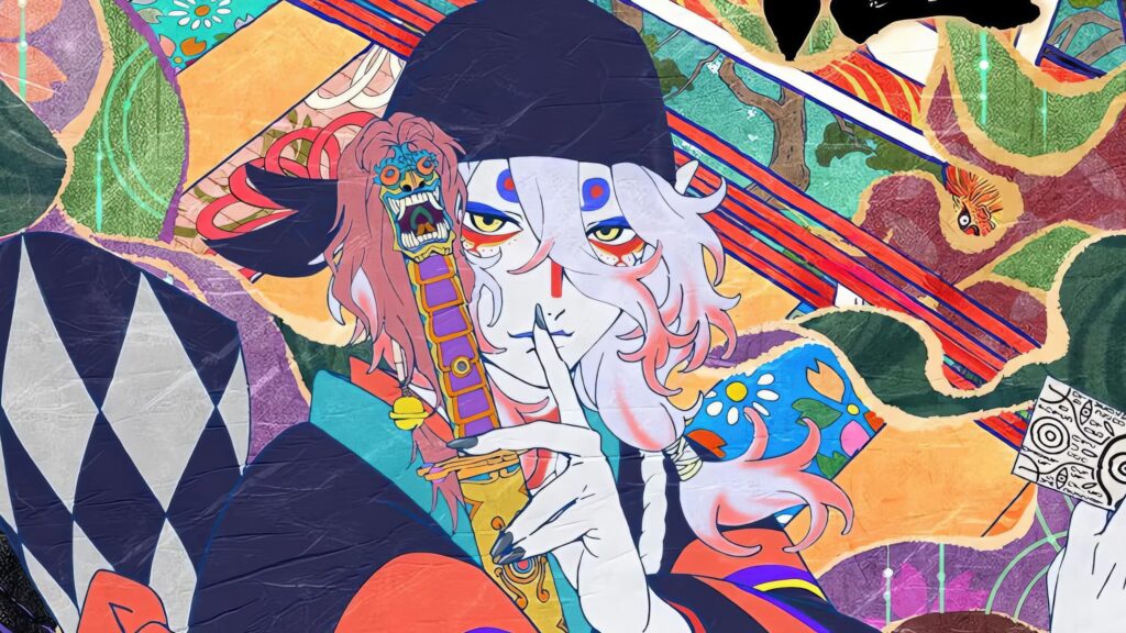 Abstract Anime Samurai Collage Art 4K Desktop Wallpaper