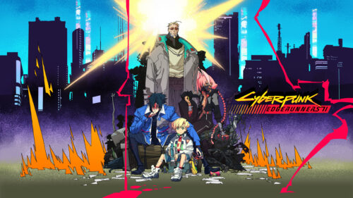 Cyberpunk Edgerunners Anime Characters Vibrant Night City PC Wallpaper