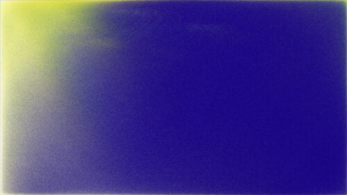 Minimalist Blue and Yellow Grainy Gradient Abstract PC Wallpaper
