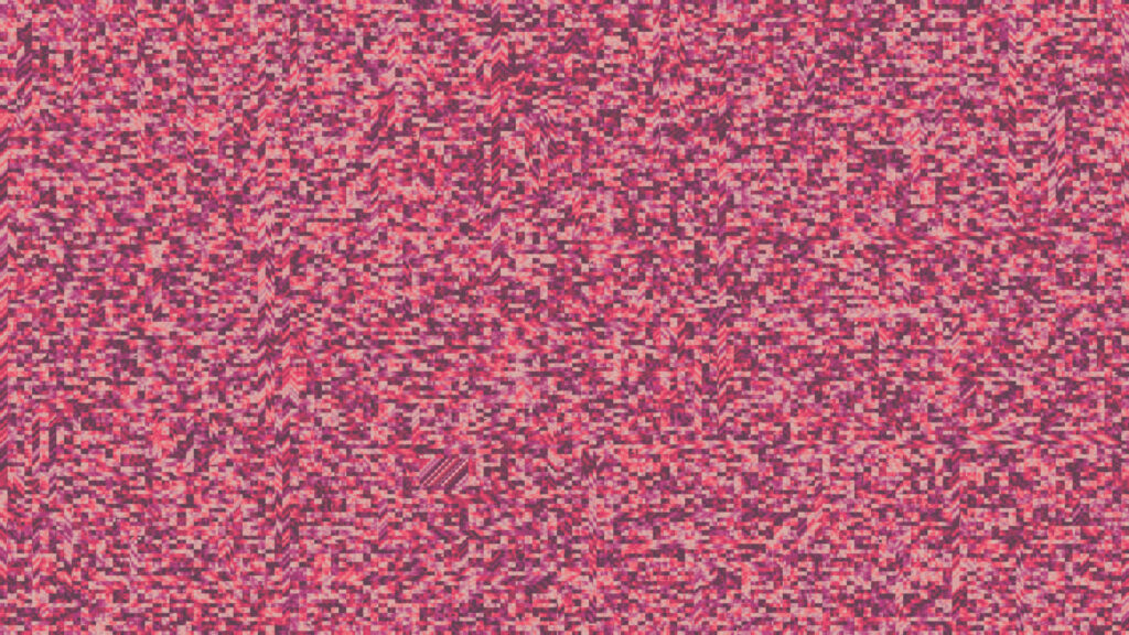 Abstract Pink and Red Digital Pixel Noise Texture 4K Wallpaper