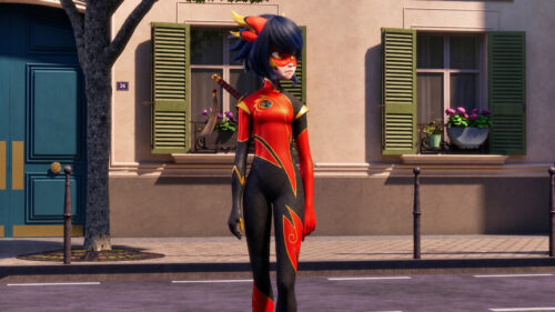 Kagami Tsurugi as Ryuko Miraculous Ladybug 4K Desktop Wallpaper