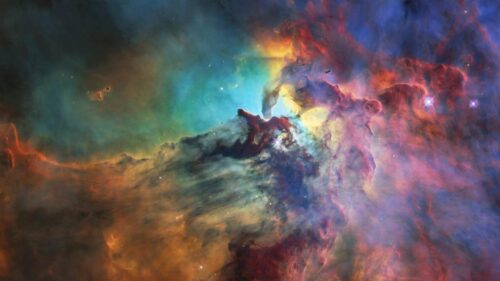 Breathtaking Colorful Outer Space Nebula Galaxy 4K Wallpaper