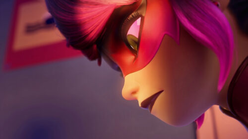 Miraculous Ladybug Pink Superhero Close Up 4K Desktop Wallpaper