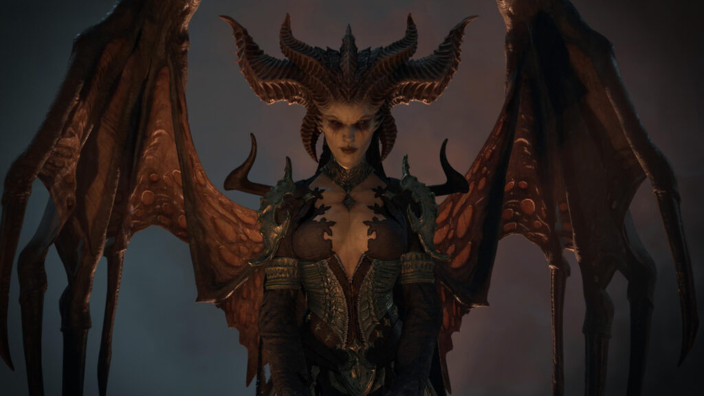 Lilith Diablo IV Demon Queen Dark Fantasy 4K PC Wallpaper