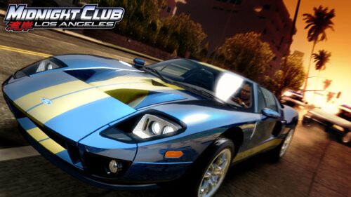 Midnight Club Los Angeles Ford GT Blue Sports Car PC Wallpaper