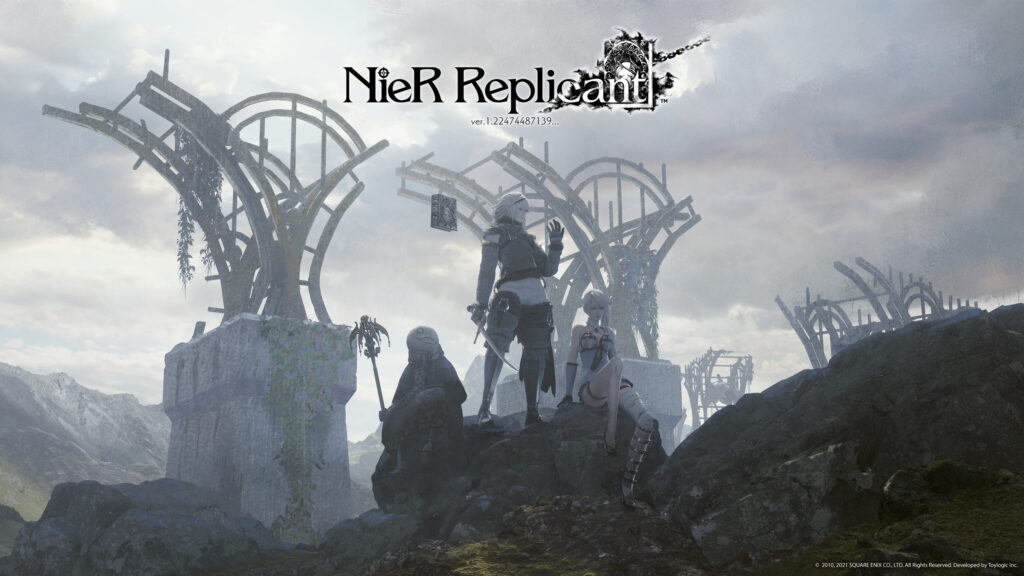 NieR Replicant ver.1.22474487139 Characters in Ruins 4K PC Wallpaper