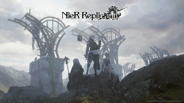NieR Replicant ver.1.22474487139 Characters in Ruins 4K PC Wallpaper