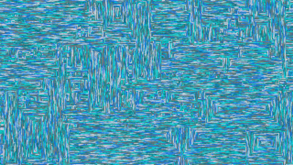 Abstract Teal and Blue Geometric Mosaic Texture 4K PC Wallpaper