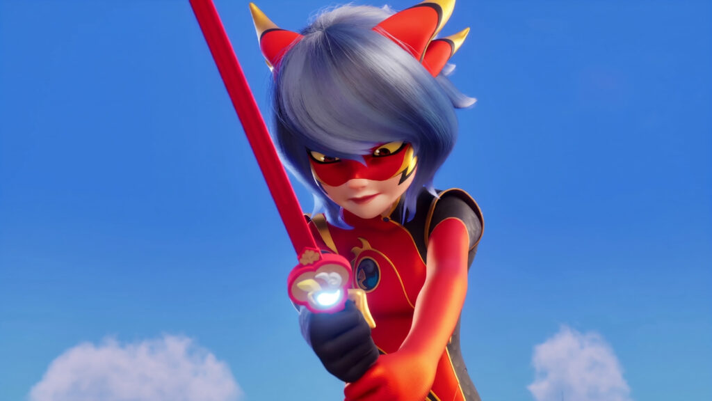 Kagami Tsurugi as Ryuko Dragon Hero Miraculous Ladybug 4K PC Wallpaper