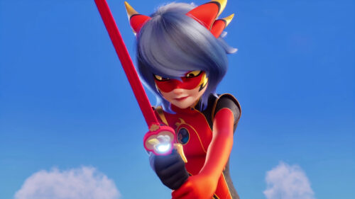 Kagami Tsurugi as Ryuko Dragon Hero Miraculous Ladybug 4K PC Wallpaper