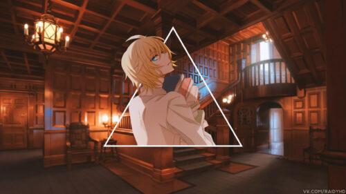 Mikaela Hyakuya Seraph of the End Library Aesthetic PC Wallpaper