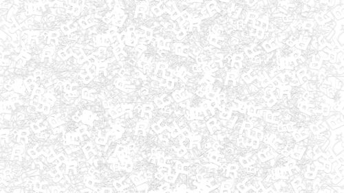 Abstract White Typography Pattern Minimalist PC Wallpaper