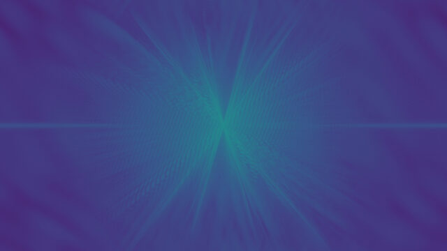 Abstract Deep Purple and Cyan Radial Light Rays Desktop Wallpaper