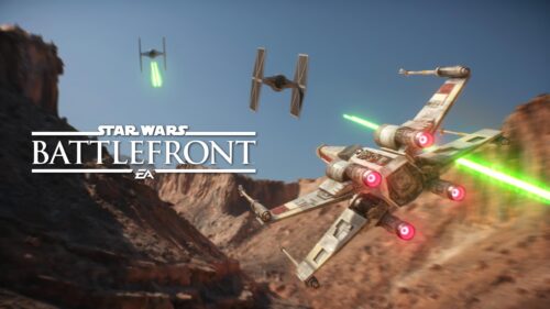 Star Wars Battlefront X Wing Dogfight Space Battle 4K Wallpaper