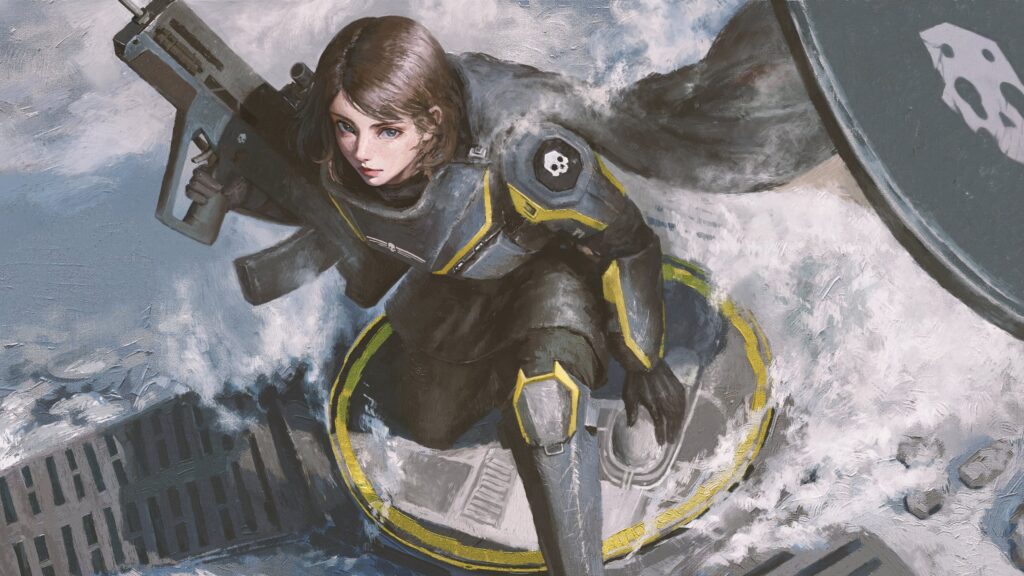 Digital Art Helldiver Female Soldier 4K Wallpaper