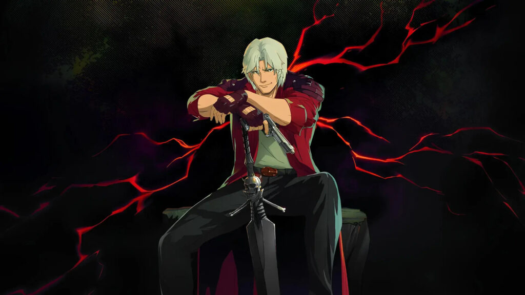 Dante Devil May Cry Anime Style Desktop Wallpaper