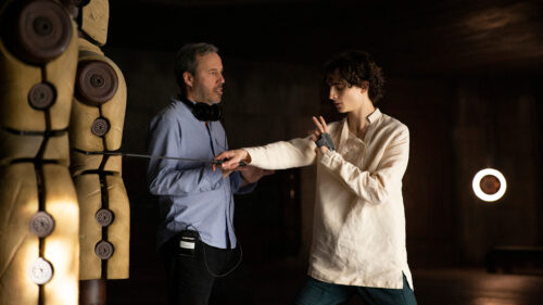 Denis Villeneuve and Timothée Chalamet Desktop Wallpaper