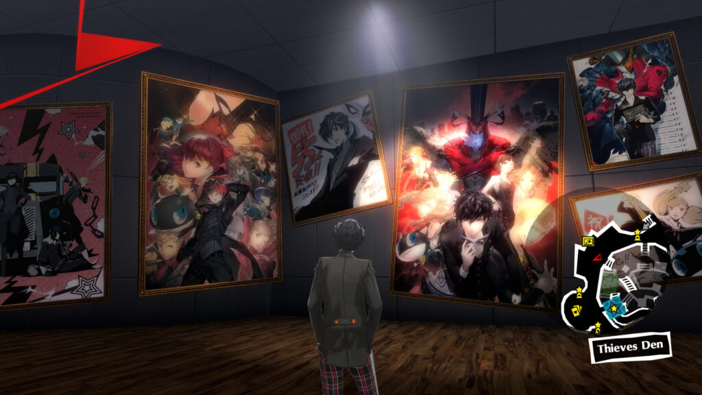 Persona 5 Royal Thieves Den Gallery 4K Desktop Wallpaper