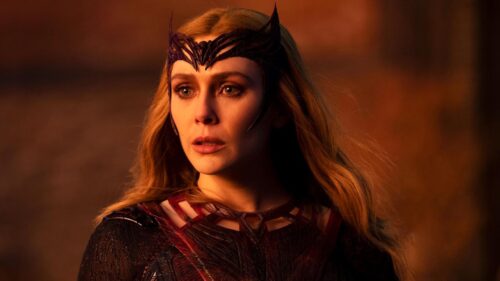 Scarlet Witch Elizabeth Olsen Cinematic 4K Wallpaper