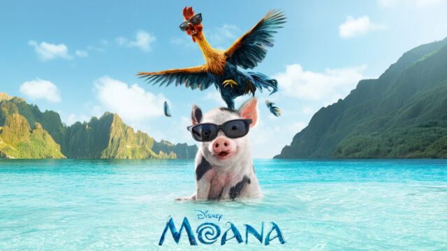 Hei Hei and Pua from Moana 4K Desktop Wallpaper