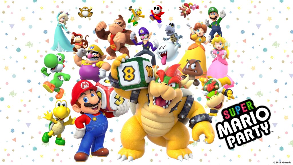 Super Mario Party Cast Wallpaper Desktop Wallpaper