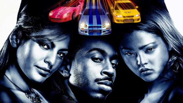2 Fast 2 Furious Cast and Racing Cars Desktop Wallpaper