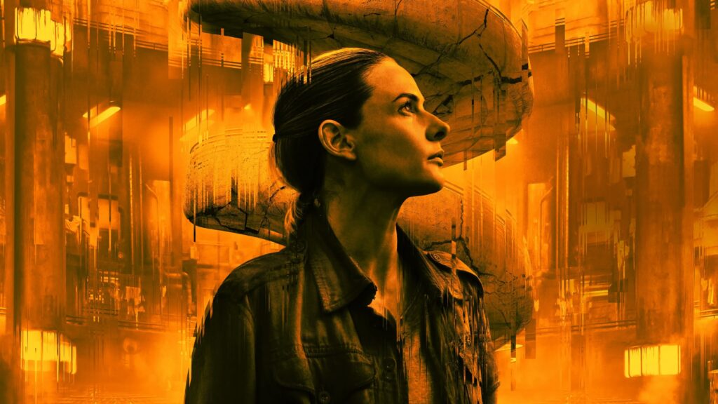 Dystopian Sci-Fi Character Portrait 4K Desktop Wallpaper