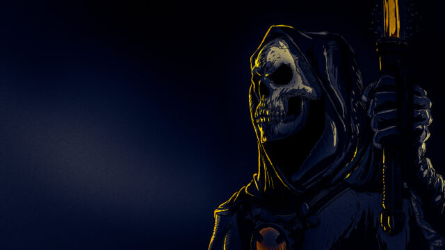 Skeletor Dark Fantasy Illustration 4K Desktop Wallpaper