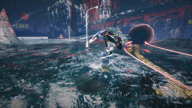 Surreal Glitch Skateboarder 4K Desktop Wallpaper