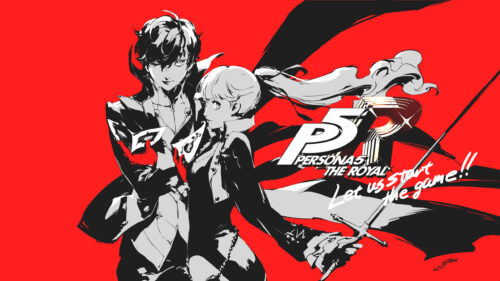 Persona 5 Royal Joker and Kasumi Desktop Wallpaper