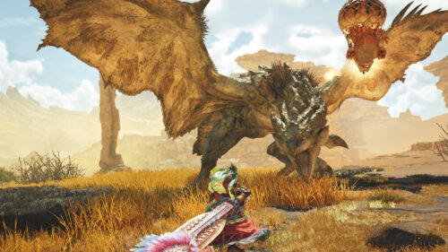Dynamic Rathian Encounter Desktop Wallpaper