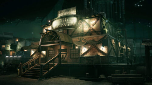7th Heaven Bar Midgar Final Fantasy VII Remake Desktop Wallpaper