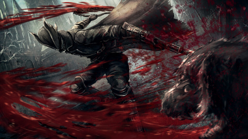 Hunter in Battle Desktop Wallpaper, PC Wallpaper or 4K Wallpaper