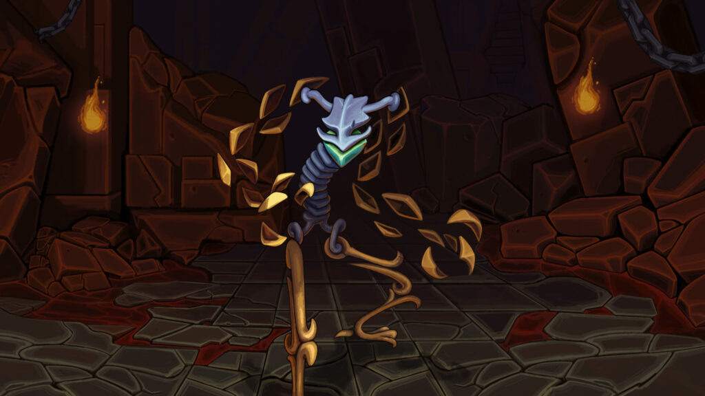The Defect from Slay the Spire Desktop Wallpaper