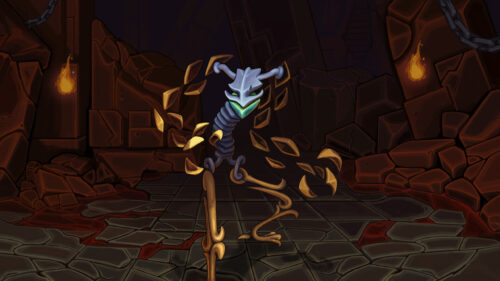 The Defect from Slay the Spire Desktop Wallpaper
