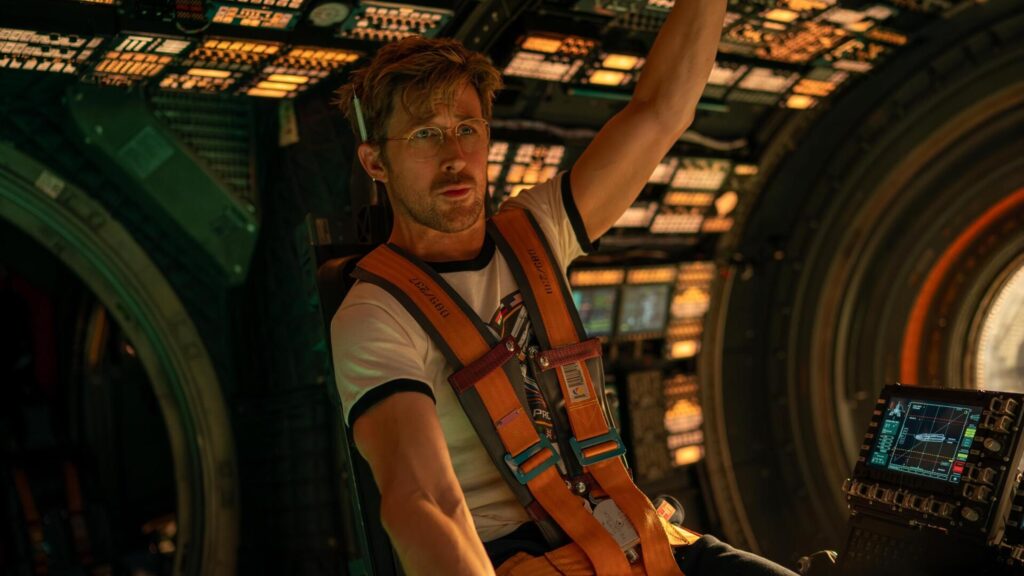 Ryan Gosling as an Astronaut in Project Hail Mary Desktop Wallpaper